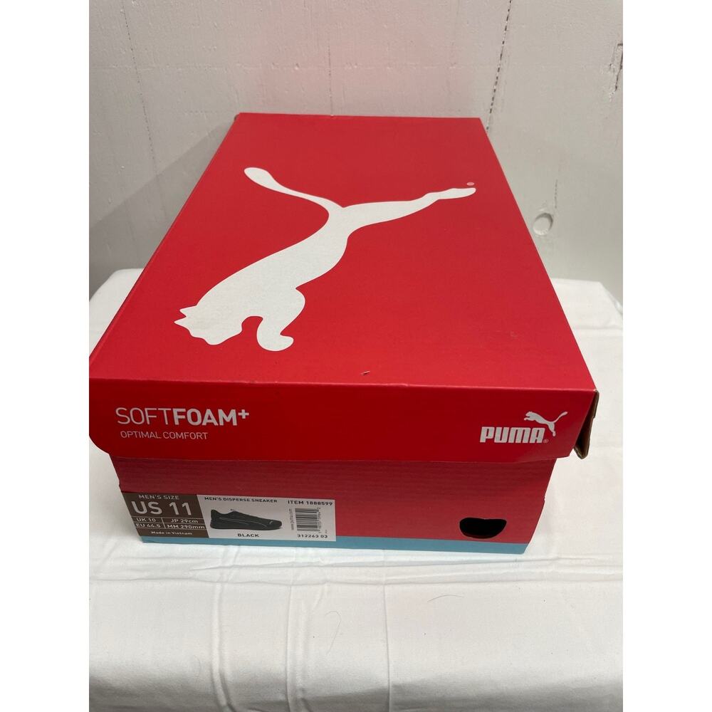 Puma Men's Size 11 Black Disperse Sneaker Shoes Brand NEW in Box - Picture 6 of 8
